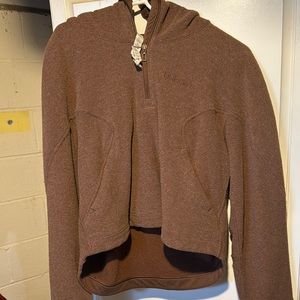 Brown Fleece Hoodie
